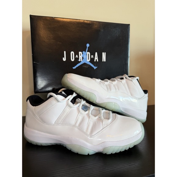 Nike Air Jordan 11 Low Legend Blue Retro White 2021 AV2187-117 Men's Size 11